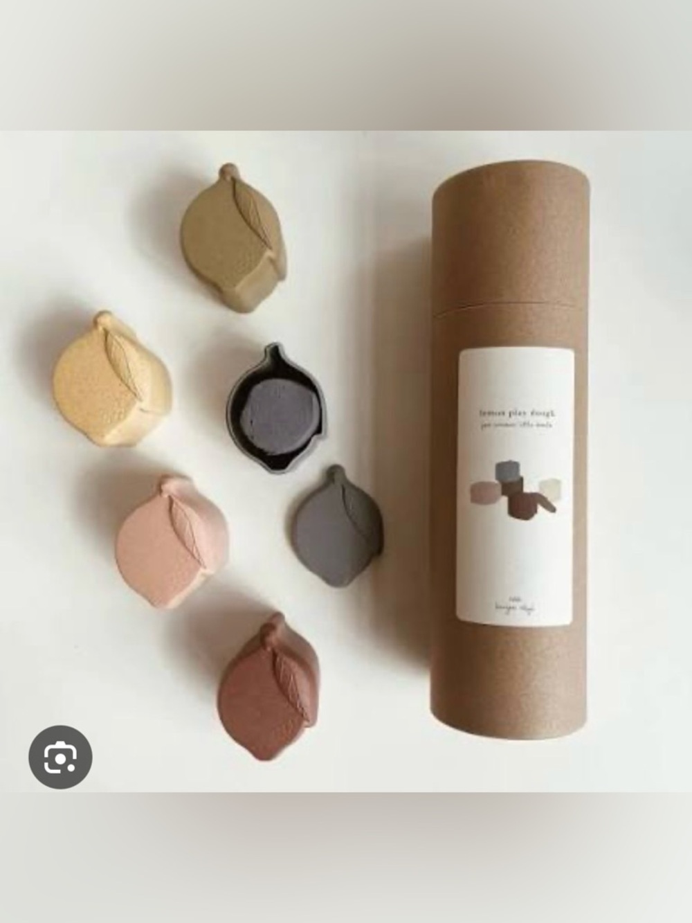 Konges Slojd Lemon Playdough Containers